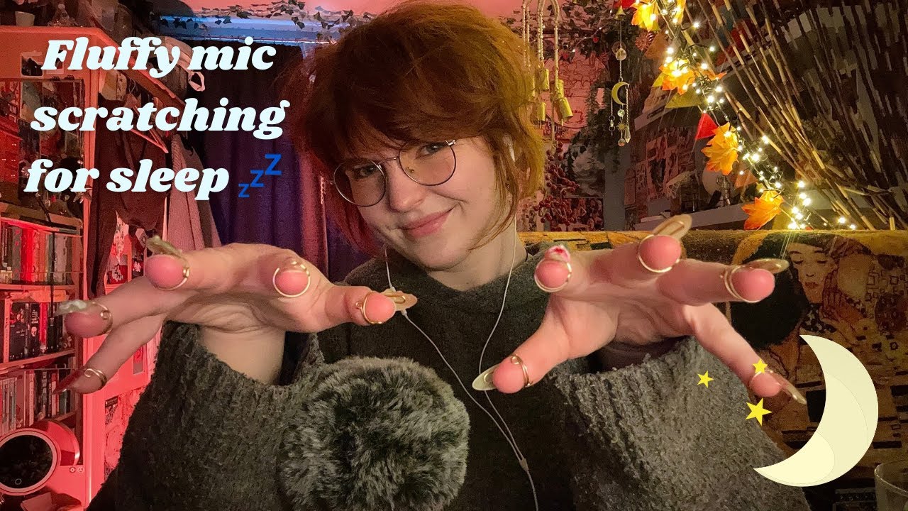 Mic scratching for sleep 🛌 scratches + fluffy mic combing