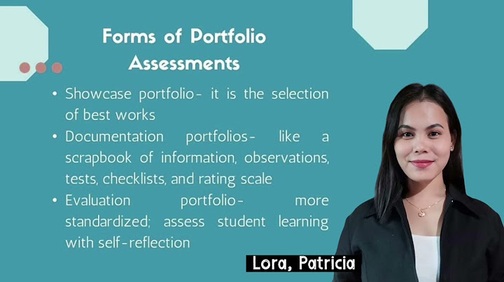 What is the first step for using portfolios?