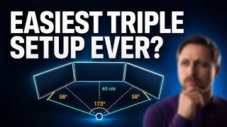 I Made Triple Screens Stupidly Easy | Easiest PERFECT FOV and Triples without Surround Guide