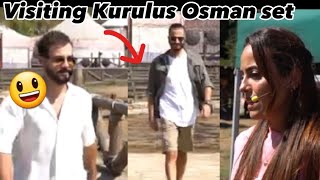 Taha Baran,Yiğit Uçan and Deniz Barut visiting Kurulus Osman set #kurulusosman #yt #it's_taha_editz