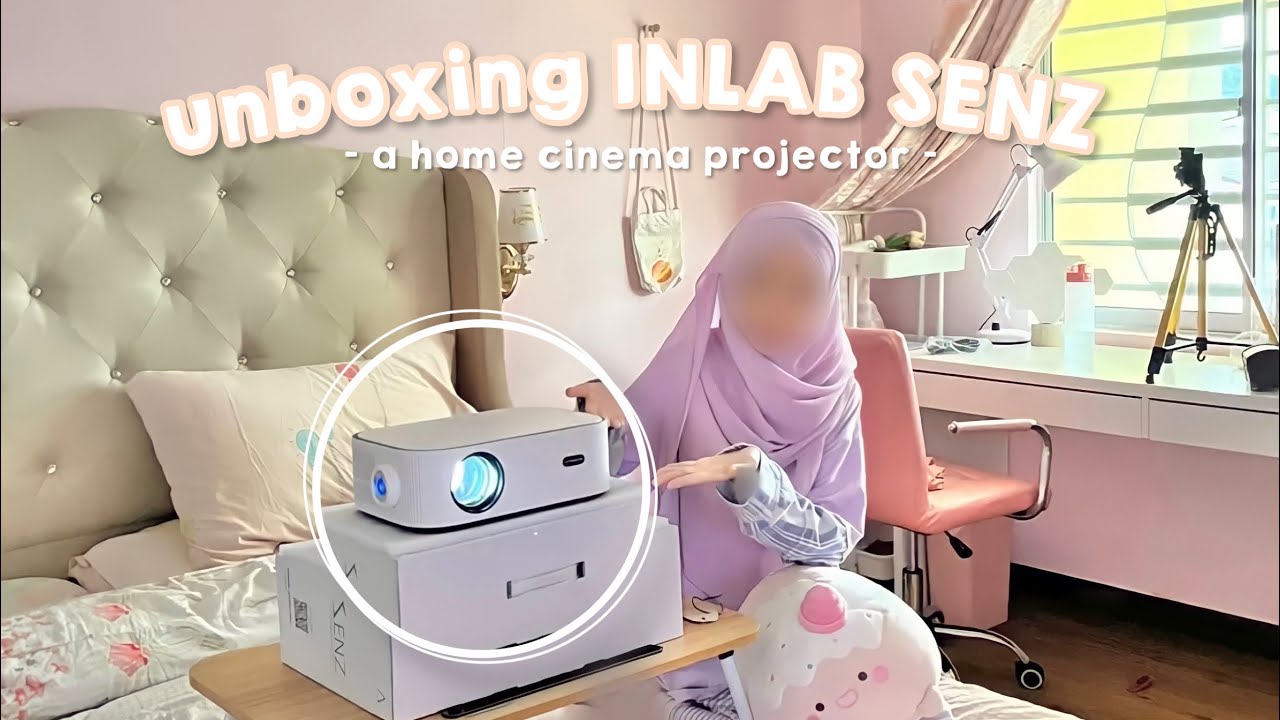 unboxing the INLAB SENZ - a home cinema projector || Malaysia ...
