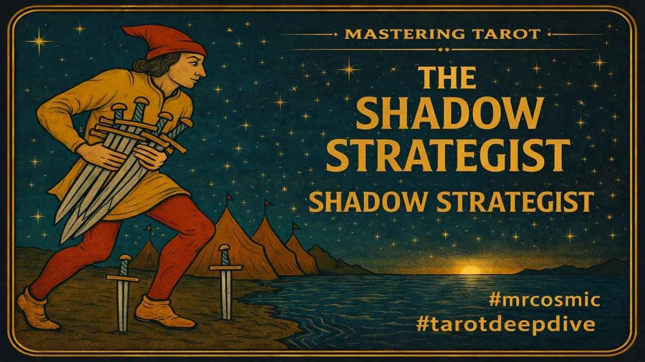 👁‍🗨Seven of Swords: Strategy, Secrets & Self Preservation #mrcosmic #tarotdeepdive thumbnail