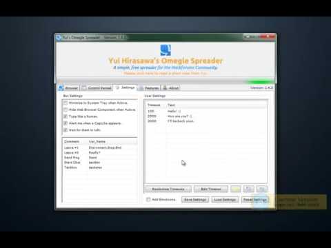 Yui's Omegle Spreader 1 5 0   How to use it!