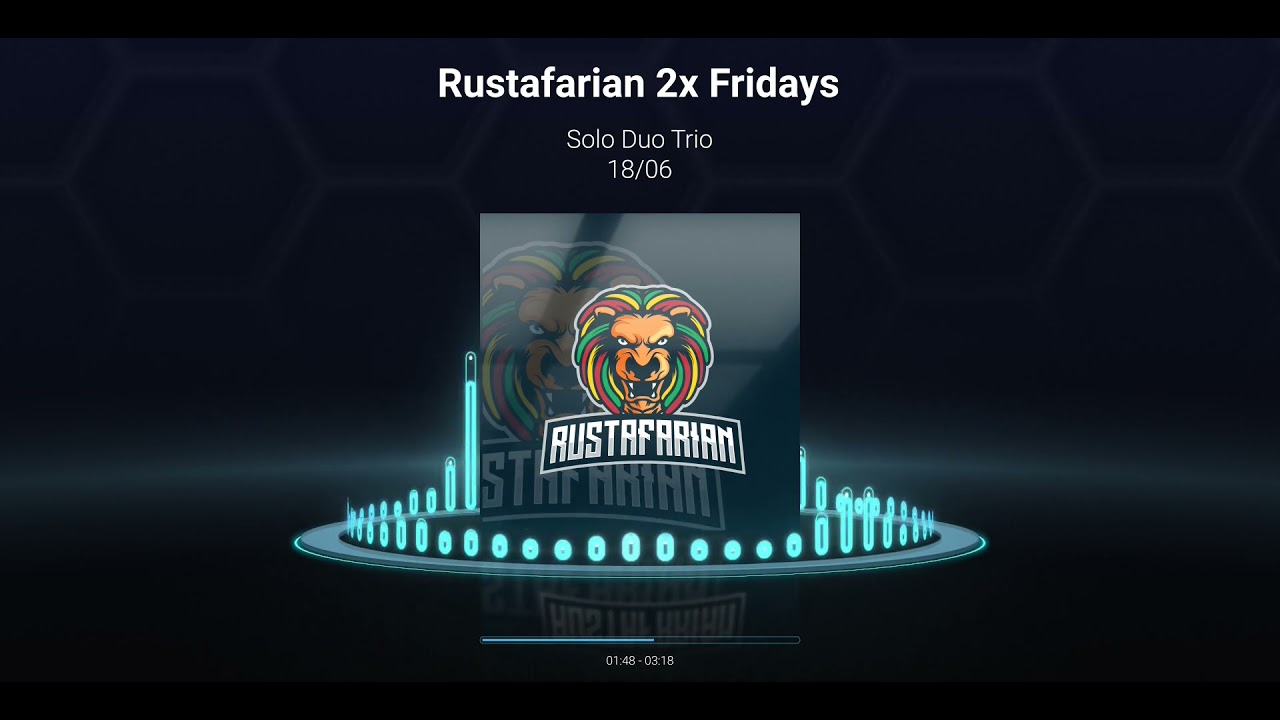 NEW Rustafarian 2x Fridays Solo Duo Trio 18/06
