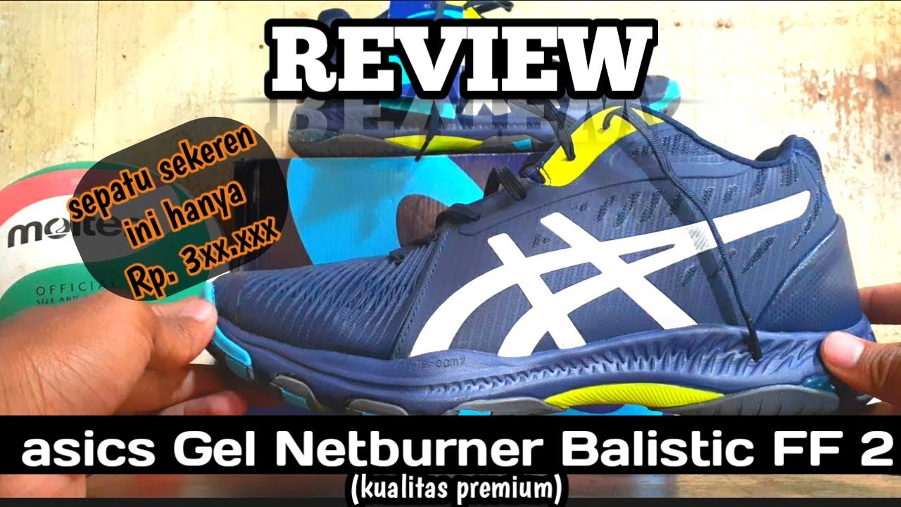 sepatu voli asics gel netburner