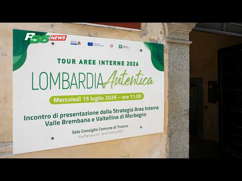 Video Sondrio - Aree interne, dalla Regione 15 mln per 17 progetti