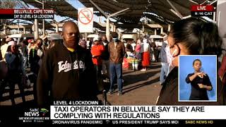 Level 4 lockdown | Taxi operators in Bellville say they are complying with regulations