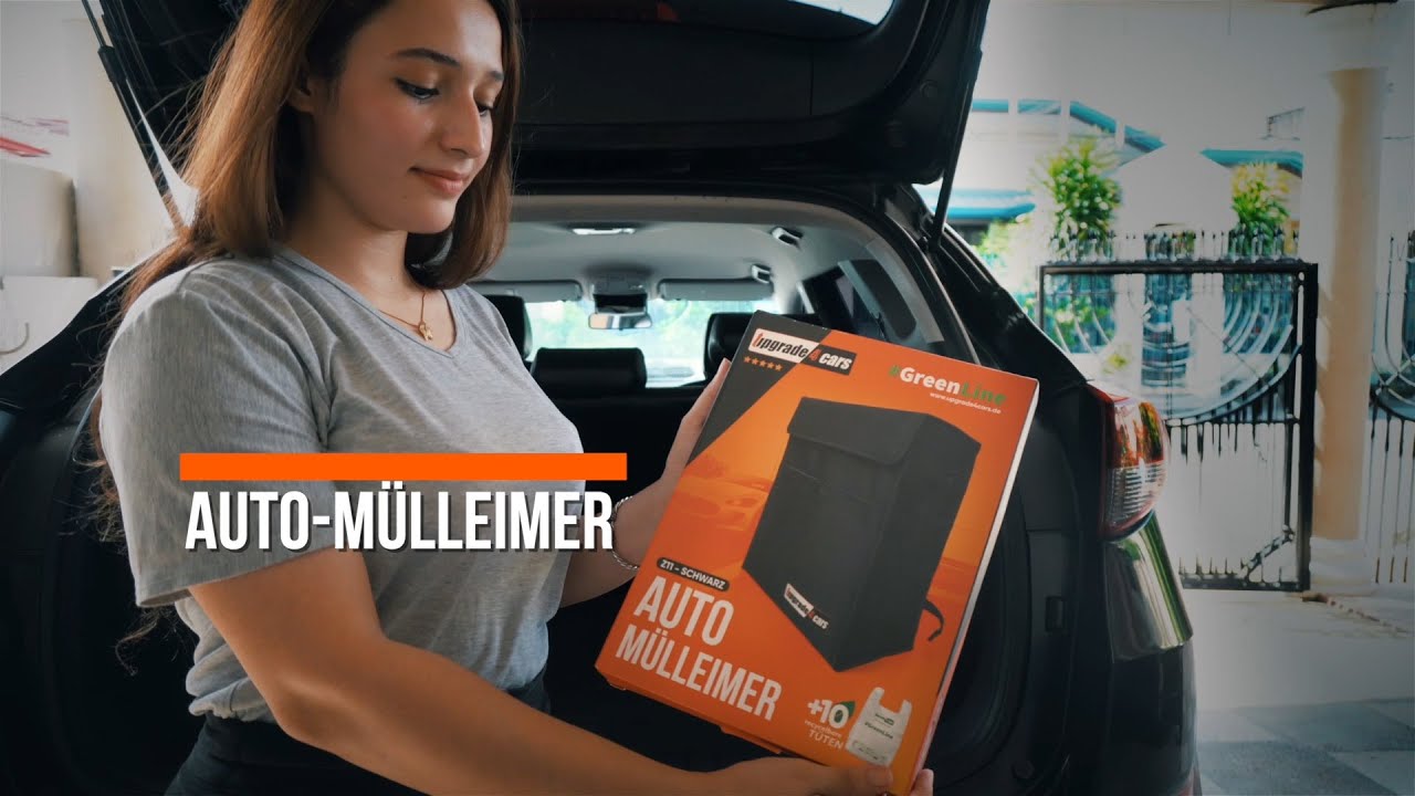 Auto Mülleimer Magnetische Automülleinmer, Hochwertiges PU-Leder,  Wasserdichter Mülleimer Auto für den Autorücksitz, Mehrzweck Hängend Auto- Mülltüten für Lagerung und Organisation, Schwarz: : Auto & Motorrad