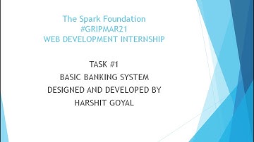 Basic Banking System| The Sparks Foundation| GRIPMAR21 | ReactJS | FireBase