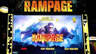 RAMPAGE ARCADE Game Play! NEW!