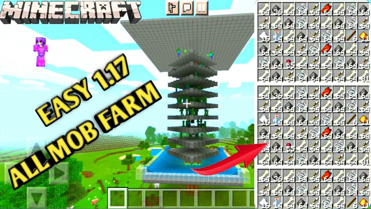 Minecraft Biggest 1.17 All Mob Farm - 10,000+ Items Per Hour - Easy ...
