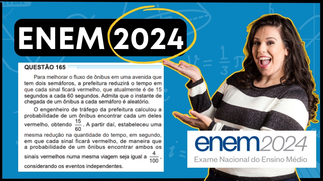 ENEM 2024 | Para melhorar o fluxo de ônibus em uma avenida que