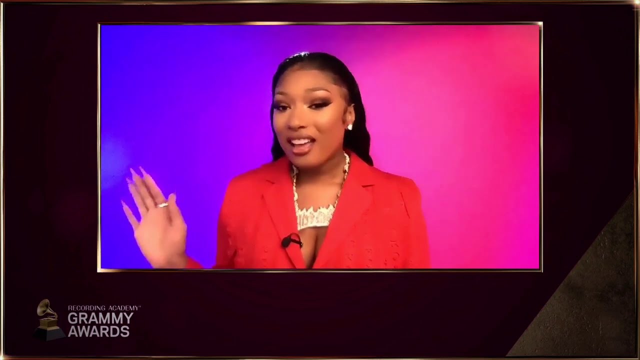 Megan Thee Stallion reads Nominations for Best Pop, Reggae, & Global fields | 2021 GRAMMYs