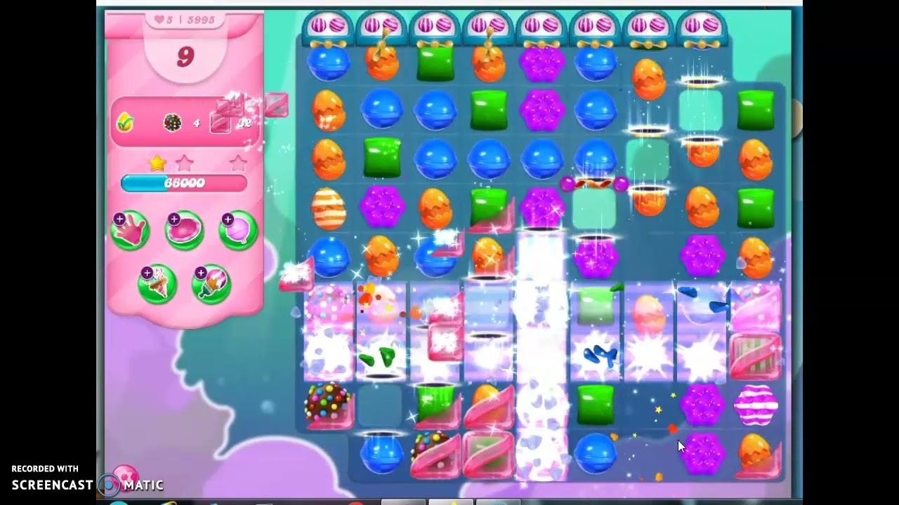 Candy Crush Saga Level 5995 No Boosters