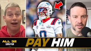 Why Patriots MUST Pay Christian Gonzalez this Offseason | All 32 NFL Podcast w/ Mike Giardi