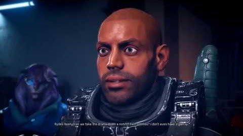 Mass Effect: Andromeda - A Dying Planet: Go to Roekaar Camp (Battle) Ryder Meets Taavos Dialogue