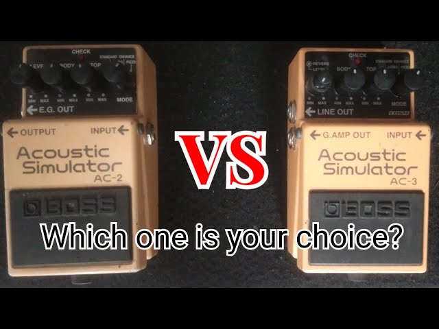 旧箱時期　BOSS AC-3 AcousticSimulator BOSS AC-3 エフェクター アコースティックシミュレーター ボス