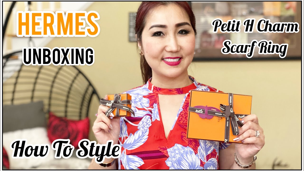 How to tie LV Bandeau and Hermes Regate scarf ring! 