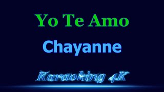 Chayanne  Yo Te Amo  Karaoke 4K