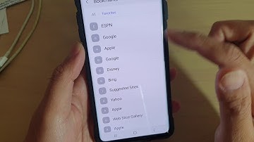 Galaxy S10 / S10+: How to Delete An Internet Bookmark