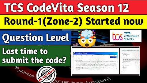 Codevita Round-1(Zone-2)Question level🤯|Last time to submit the code🤔|plagiarism🎯#tcscodevita #tcs