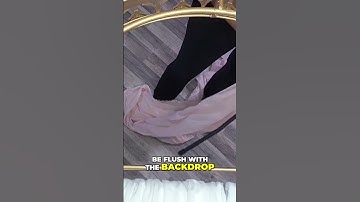 How to add fabric to your backdrop crown