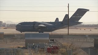 Active duty troops stationed along U.S. border