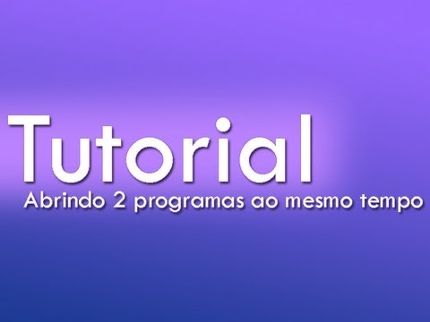 Vídeo: Como Executar 2 Arquivos Ao Mesmo Tempo