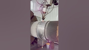 This is a spindle. The oil seal is worn. The customer uses laser cladding to repair it.