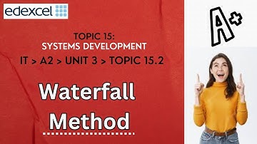 Edexcel AL - A2 - Unit 3  - Topic 15: System development : Waterfall Metod