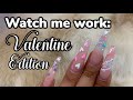 Watch Me Work: Valentine Inspired Nail Art TUTORIAL