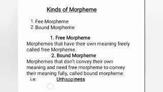Famous Morpheme | Morph | Allomorph | Types of Morpheme| Free and Bound morpheme Net Worth