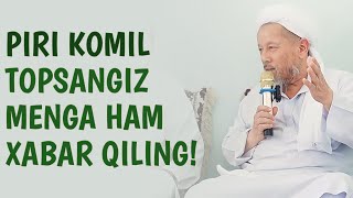 Soʻfi Ollohyor Alayhirrohma. Piri komil topsangiz menga ham xabar qilinglar deganlar!