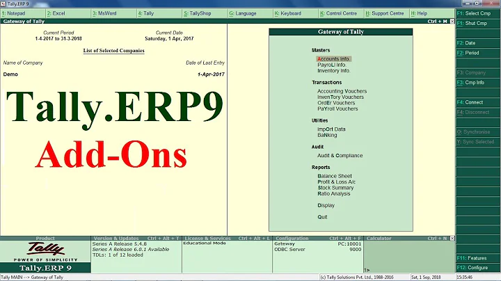 Excel to Tally - All Masters Import | Tally Customization