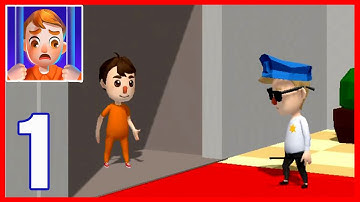 Escape Jail 3D - Gameplay Walkthrough Part 1 All Levels 1-15 (Android,iOS)