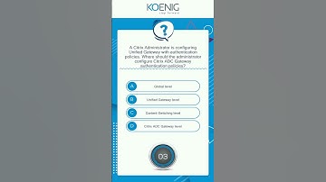 Learn CNS-225_ Deploy and Manage Citrix ADC 13.x with Traffic Management online | Koenig Solutions