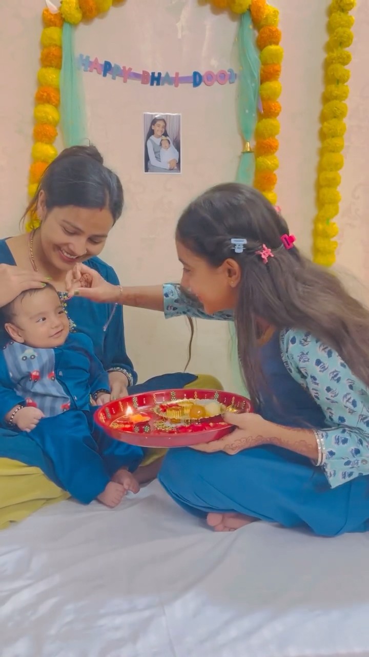 BhaiDooj Celebration?❤️Smile Dekho Mere Bhai Ki?❤️ #samayranarula #bhaidooj #short #bhaidooj