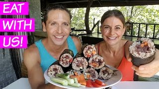 Sushi Burritos Mukbang | Where Have We Been? + Changes