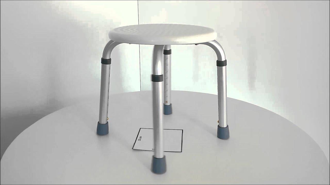Taboret Pod Prysznic Okragly Krzeslo Prysznicowe Youtube