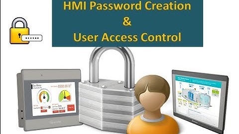WEINTEK HMI Set Password and User Access Control