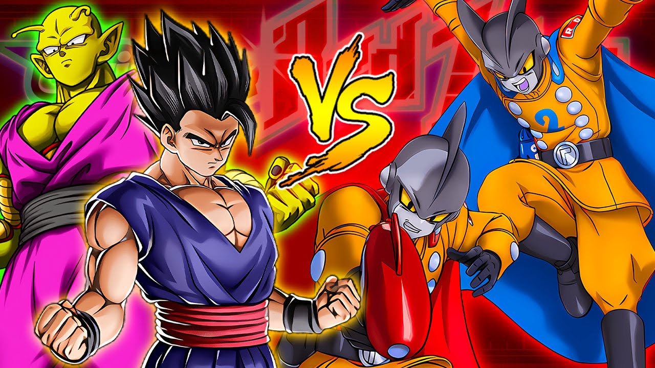 EZA PHY Gohan and TEQ Piccolo NO ITEM the Gammas Red Zone Stage! (Dokkan Battle)