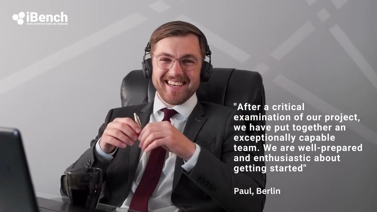 iBench - development teams on-demand. Web/Mobile apps development.