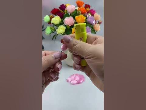 Handmade diy ribbon flowers home decoration #diy #flowers #handmade # ...