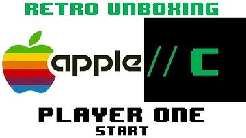 Apple IIc Unboxing and Demo - Player One Start