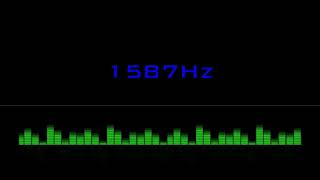 ⒽⓏ| 1587Hz Pure Tone Frequency| NO Music , For Meditation, Testing. Black Screen
