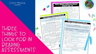 How to Find (ACTUAL) Good Reading Assessments | Ciera Harris Teaching