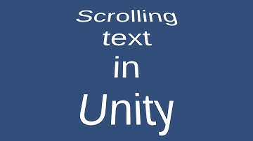 easy scrolling text #shorts #unity #tutorial