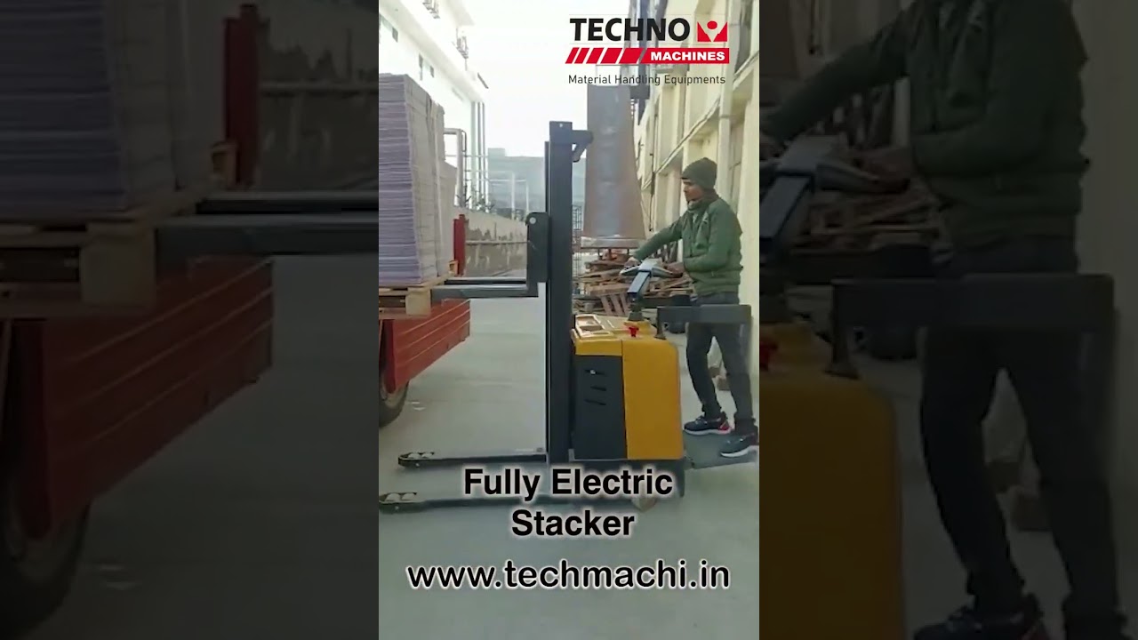 2 Ton Fully Electric Pallet Stacker  |  