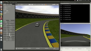 Autonomous Car Driving using Deep-learning in ROS