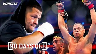 Nate Diaz's INSANE Boxing Training For Jake Paul Fight! 😤 Resimi